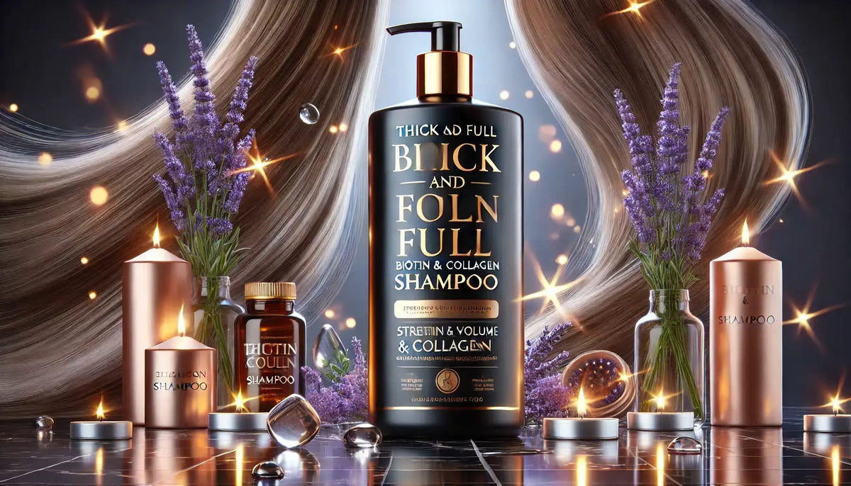 Strength and Volume: Thick and Full Shampoo with Biotin and Collagen