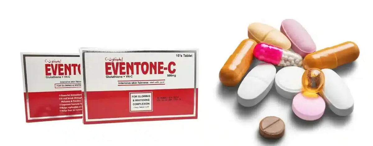 Glutathione benefits for skin: EVENTONE-C Tablets: