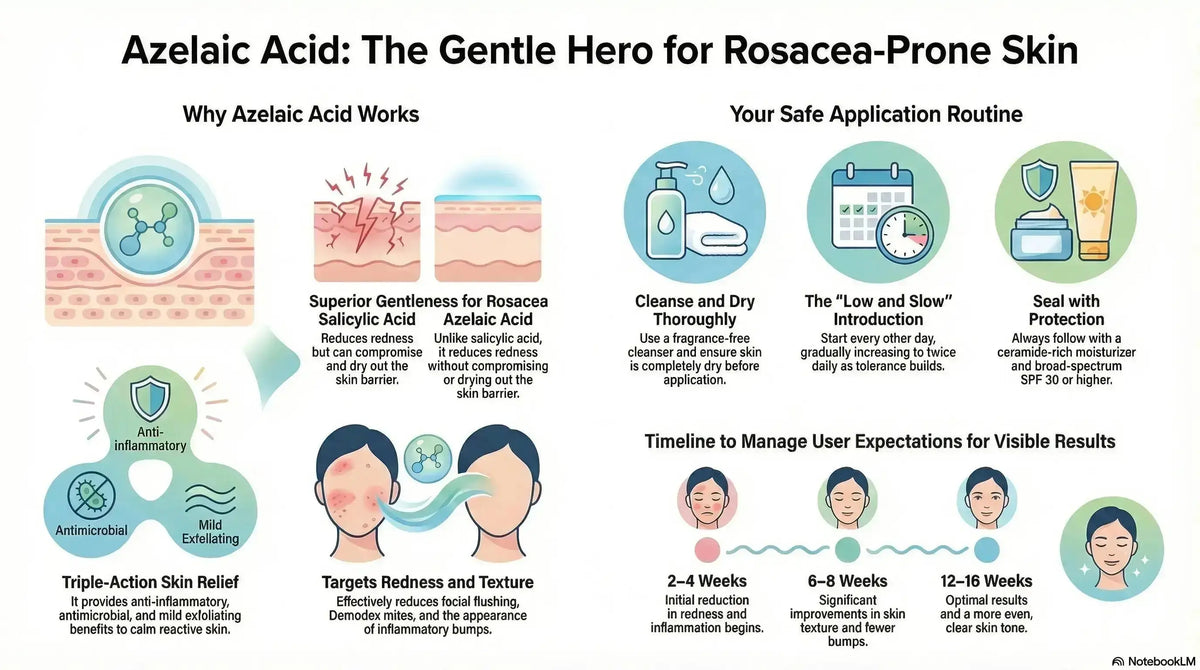 How to Use Azelaic Acid for Your Skin: Benefits & Rosacea
