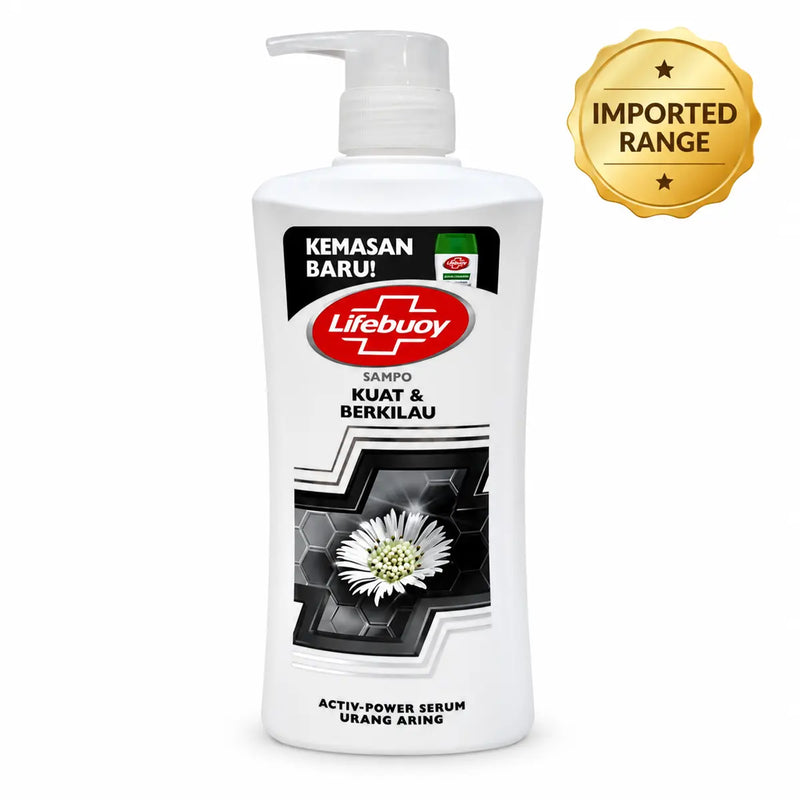 Lifebuoy Kuat & Berkilau Strong & Shiny Shampoo Pump Bottle (Indonesian)