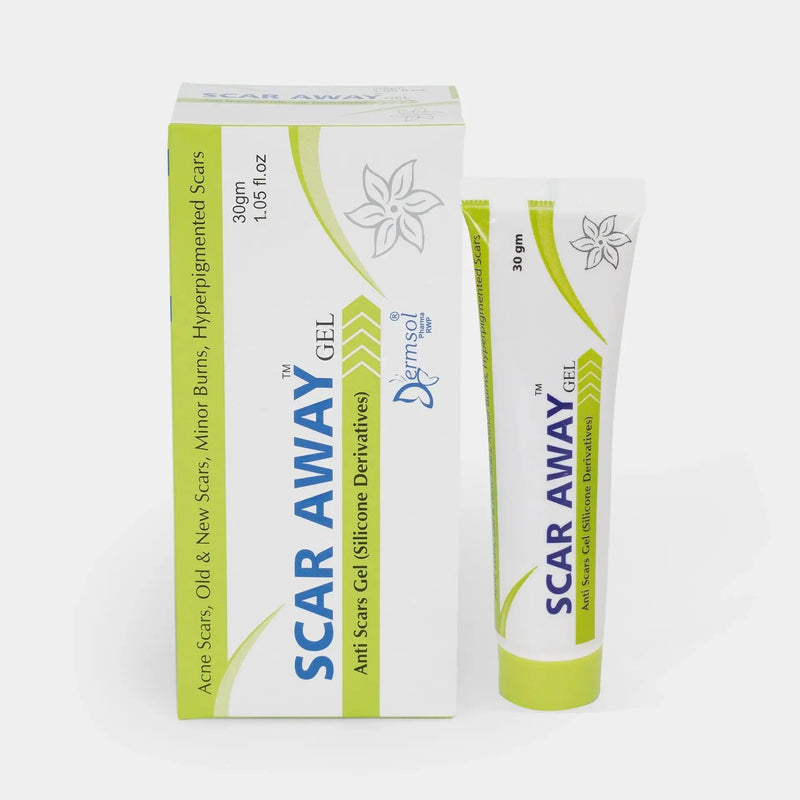 Dermsol ScarAway Scar Fading Gel – Silicone Formula for Old & New Scars
