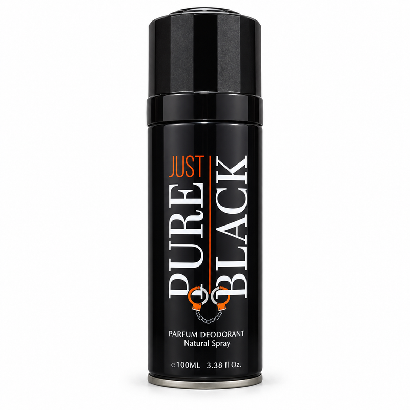Just Pure Black Parfum Deodorant 100ml