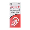 Cipotic-D Ear Drops 5ml – Ciprofloxacin & Dexamethasone for Ear Infection photo 1
