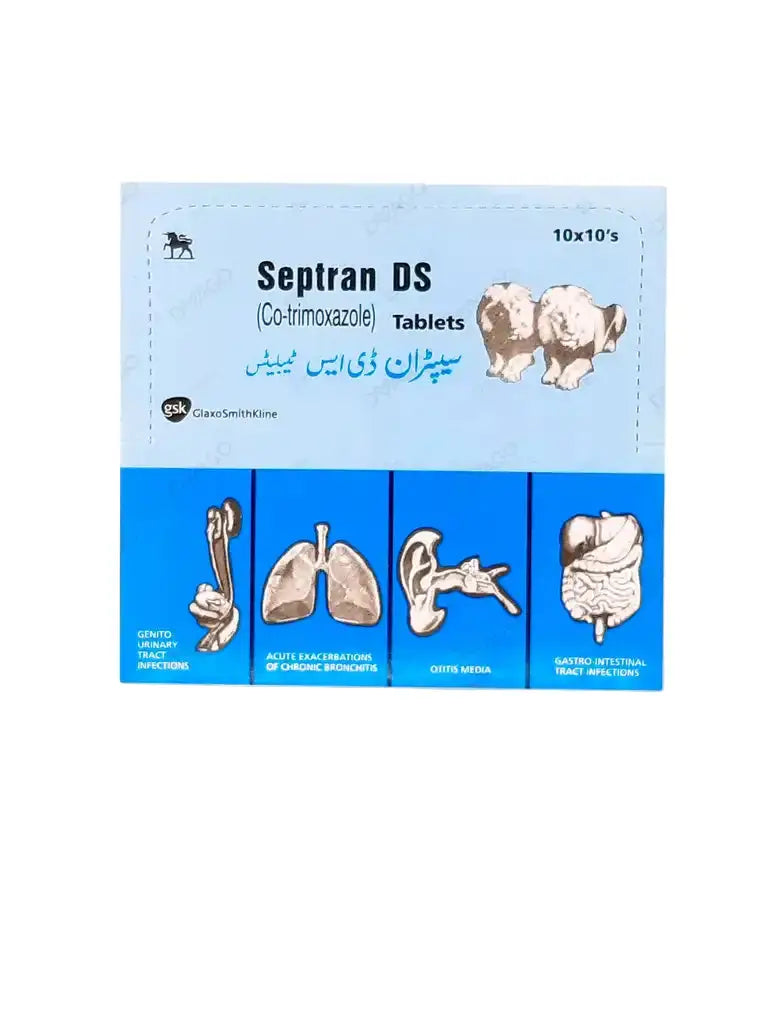 Septran DS Tablets 160mg/800mg – Antibiotic for Bacterial Infections