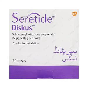Seretide Diskus 50/500μg 60 Doses Inhaler – Asthma & COPD Treatment