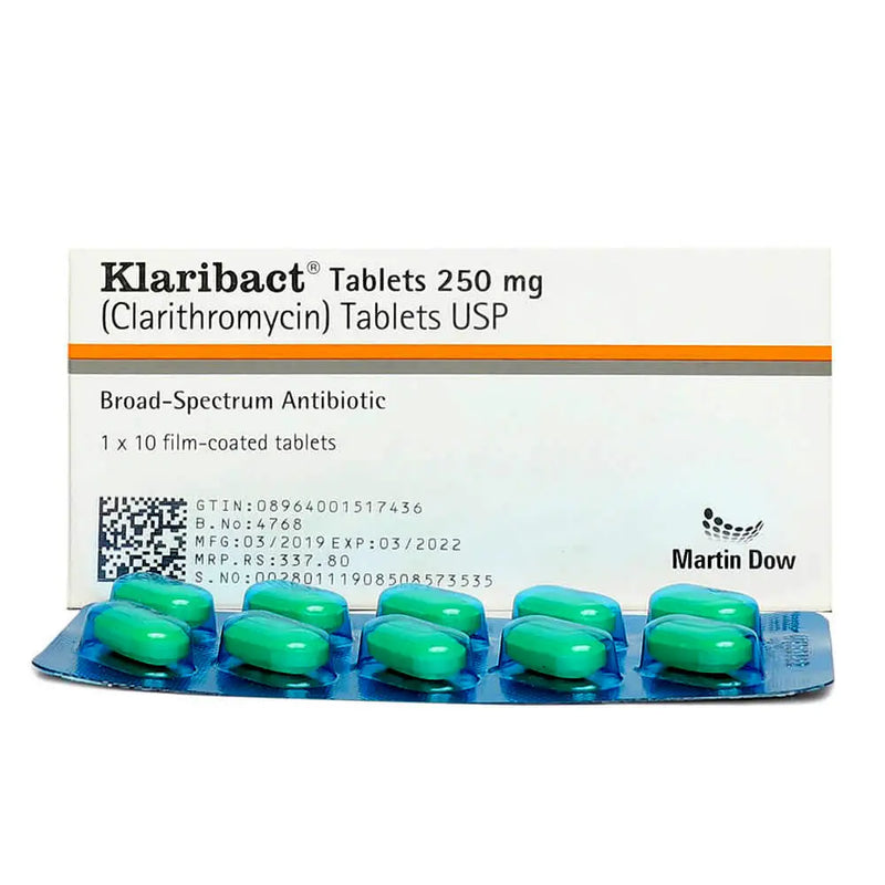 Klaribact 250mg Tablets