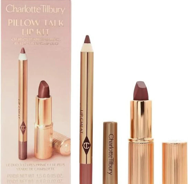 Charlotte Tilbury Pillow Talk Lip Kit Iconic Lip Duo - Pillow Talk Medium