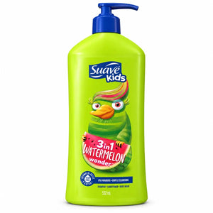 Suave Kids 3-in-1 Watermelon Wonder Shampoo, Conditioner & Body Wash 532ml
