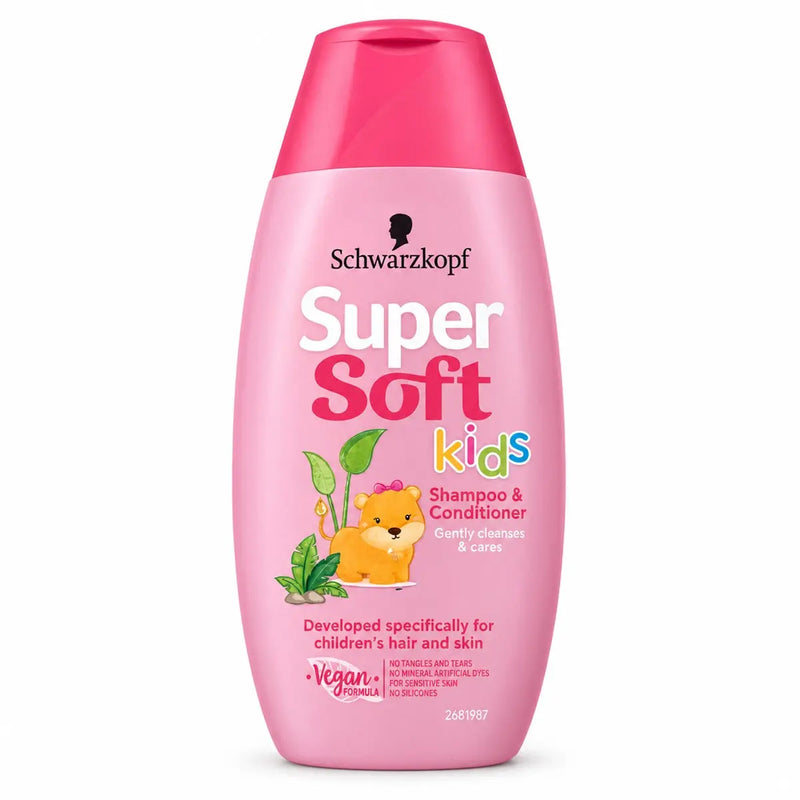 Schwarzkopf Super Soft Kids Shampoo & Conditioner (Pink)