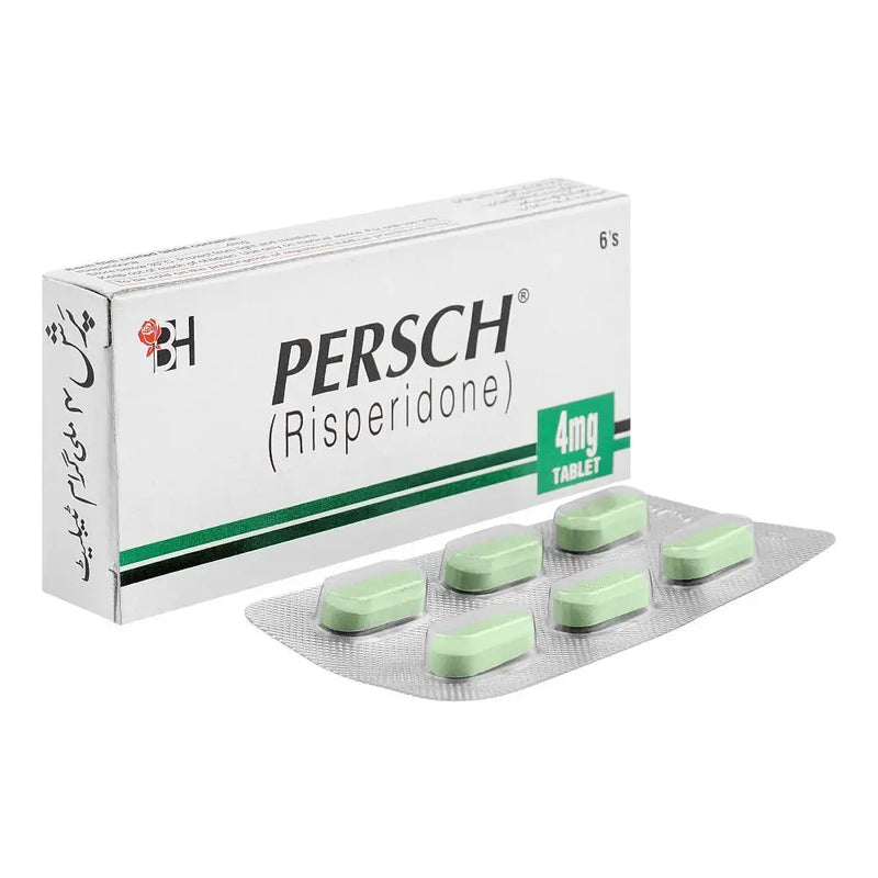 Persch 4mg Tablets – Risperidone for Schizophrenia & Bipolar
