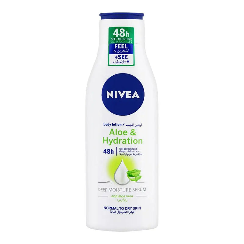 Nivea 48H Aloe & Hydration Body Lotion with Deep Moisture Serum 250ml