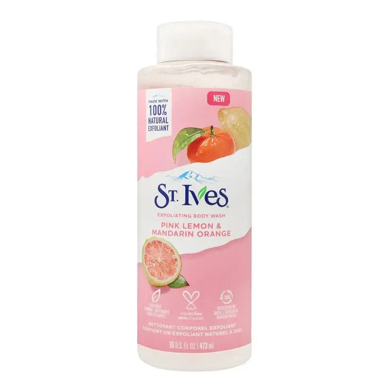 St. Ives Body Wash Pink Lemon & Mandarin Orange 473ml