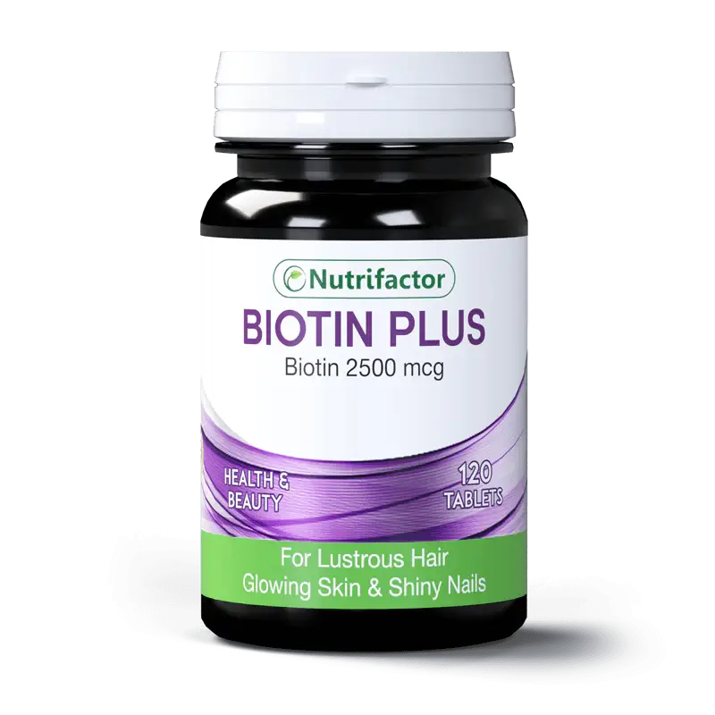 Biotin Plus 2500mcg Tablet 120s (Hair, Skin & Nail Support)