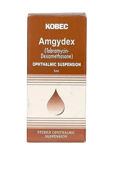 Amgydex Eye Drops 5ml — Tobramycin 0.3% & Dexamethasone 0.1%