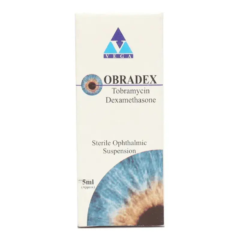 Obradex Eye Drops 5ml – Tobramycin + Dexamethasone for Bacterial Eye Infection