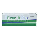 Exen D Plus Tablets 30's – Vitamin D3 & Calcium for Bone Health photo 1