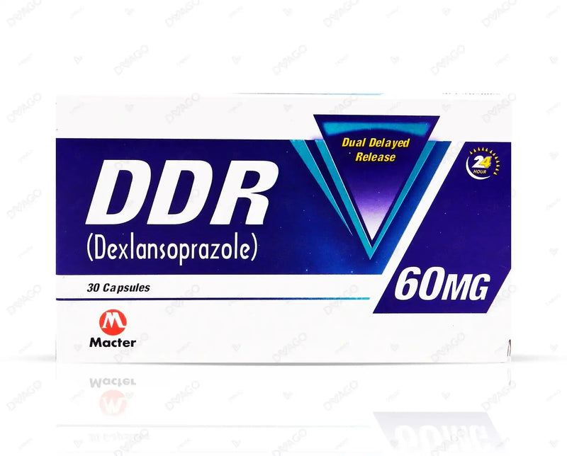 Ddr Capsules 60mg – Dexlansoprazole for GERD & Erosive Esophagitis