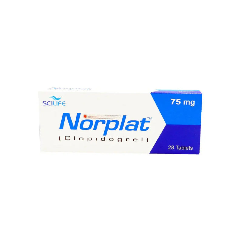 Norplat 75mg Tablets — Clopidogrel for Blood Clot Prevention