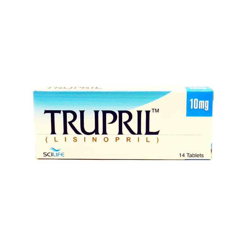 Trupril 10mg Lisinopril Tablets – Hypertension Treatment