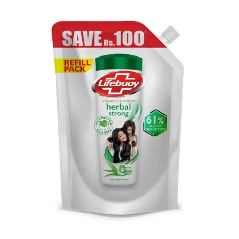 Lifebuoy Herbal Strong Shampoo Refill Pouch 360ml