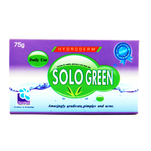 Solo Green Bar 75gm – Antibacterial & Refreshing Cleansing Bar for Oily Skin