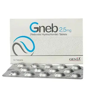 Gneb Tablets 2.5mg – Nebivolol for Hypertension and Heart Failure – Available in Pakistan