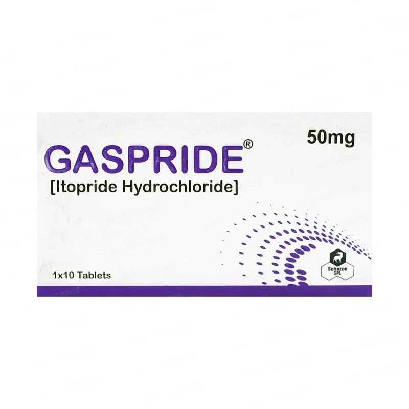 Gaspride 50mg Tablets – Indigestion Relief