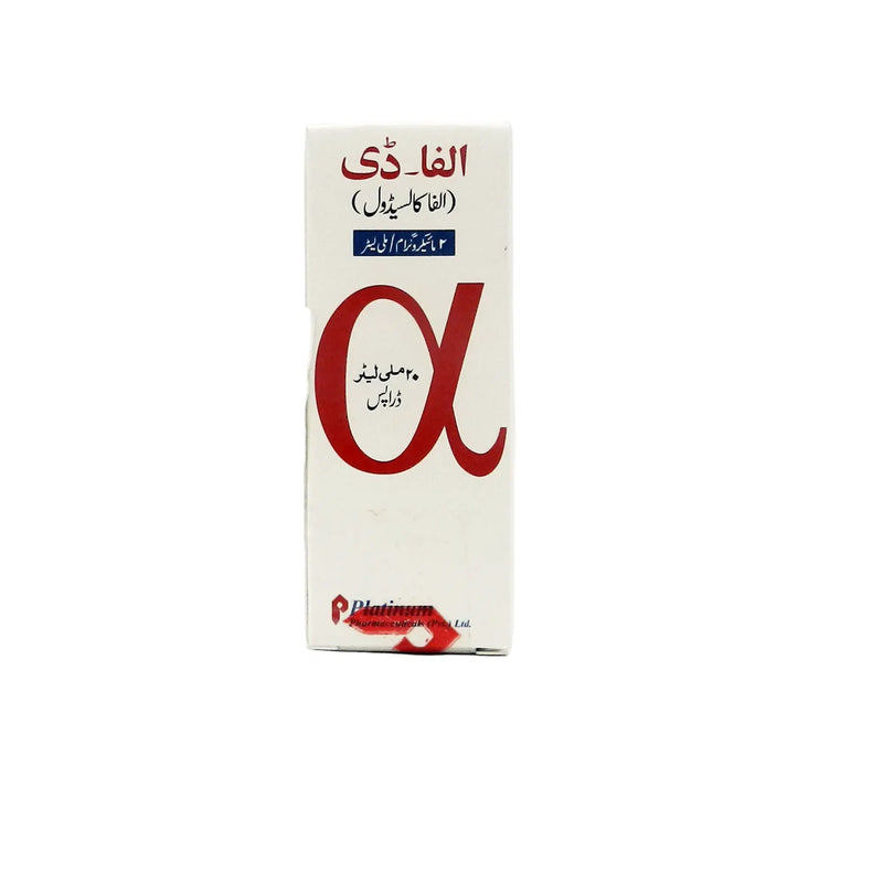 Alfa D Drops 20ml - Alfacalcidol Oral Liquid for Calcium Balance