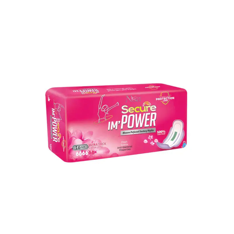 Nisa IM'Power Secure Pads Ultra Thick Extra Long