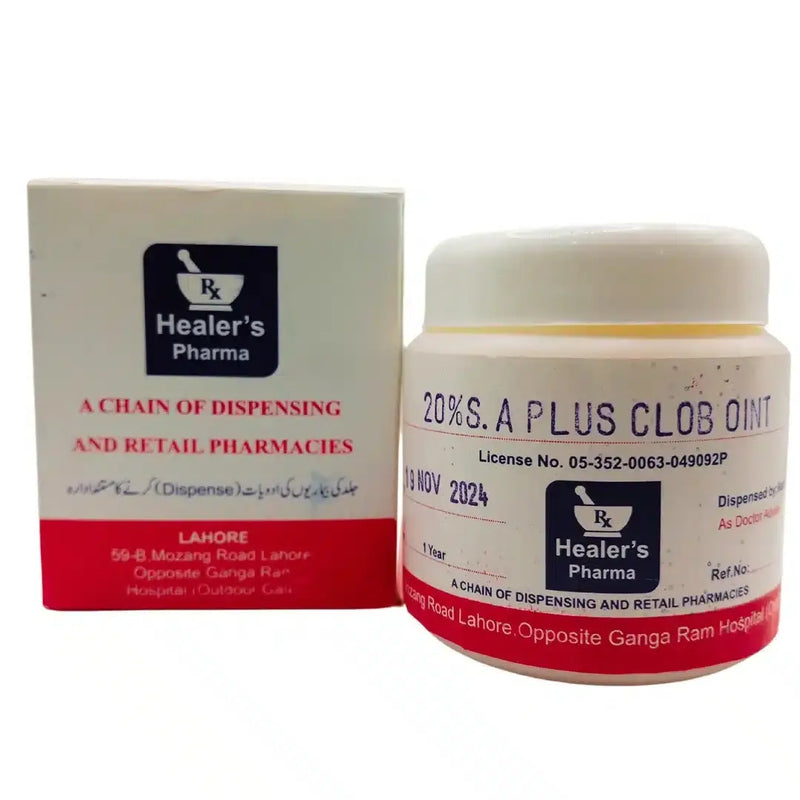 20% SA + Clobetasol Ointment — Eczema & Itchy Skin Relief