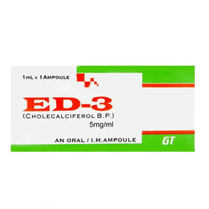 Ed-3 Injection – Vitamin D3 (Cholecalciferol) for Bone Health – Available in Pakistan