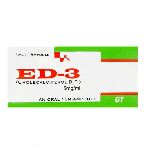 Ed-3 Injection – Vitamin D3 (Cholecalciferol) for Bone Health