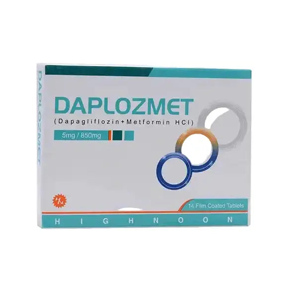 Daplozmet 5mg/850mg Tablet (Dapagliflozin + Metformin) for Type 2 Diabetes