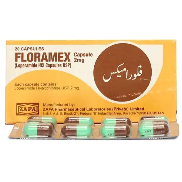 Floramex 2mg Capsules — Loperamide Diarrhea & Gut Relief