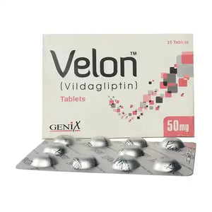 Velon 50mg – Vildagliptin for Type 2 Diabetes – Available in Pakistan