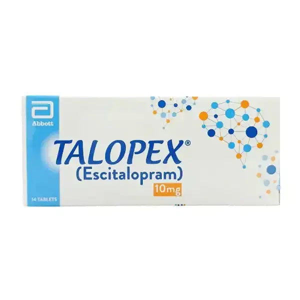 Talopex 10mg Tablets (Escitalopram) - Anxiety & Depression