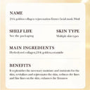 SADOER 24K Golden Collagen Rejuvenation Firmer Facial Sheet Mask 30ml photo 2