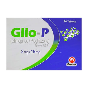 Glio-P Tablets 15mg/2mg – Pioglitazone & Glimepiride for Type 2 Diabetes – Buy Online in Pakistan | Derma.pk