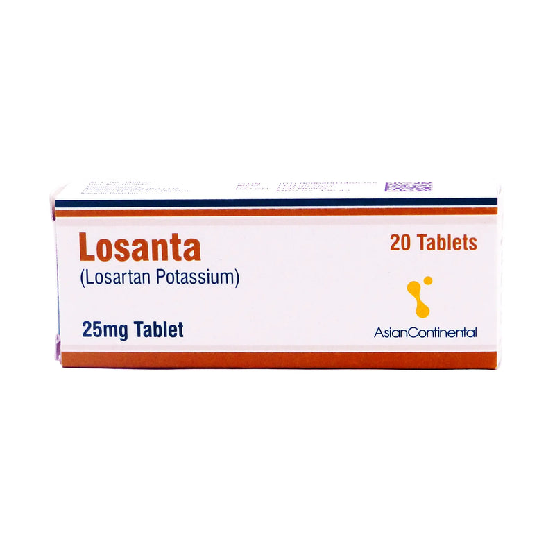 Losanta 25mg Tablets 30's — Losartan Potassium
