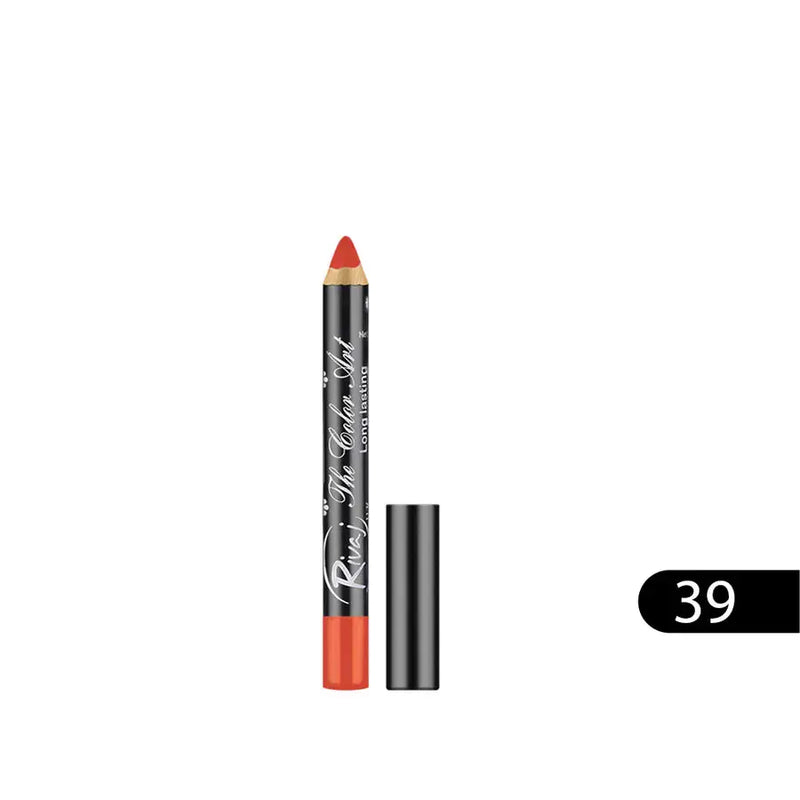 Rivaj Lipstick Pencil Shade 39 Cochineal – Smooth & Long-Lasting Color