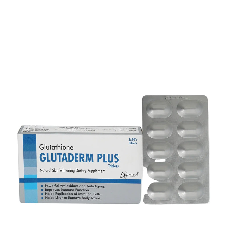 Glutaderm Plus Skin Brightening Antioxidant Tablets