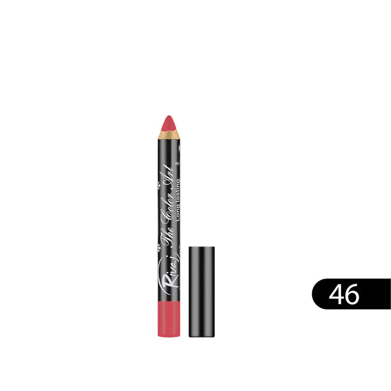 Rivaj Lipstick Pencil Shade 46 Rose Madder – Smooth & Long-Lasting Color