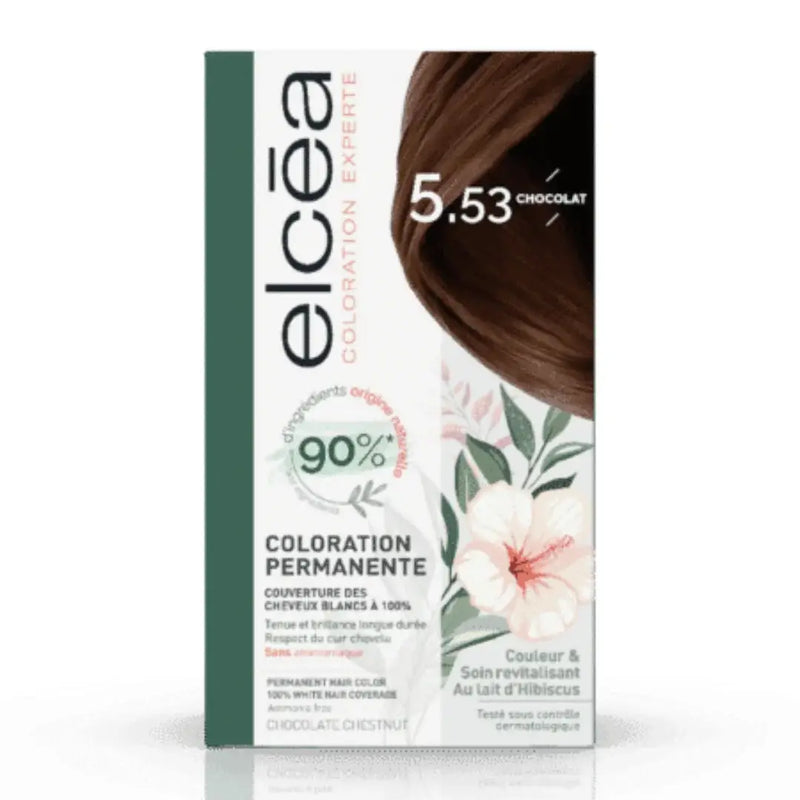 Elcea Chocolate Permanent Hair Dye 5.53