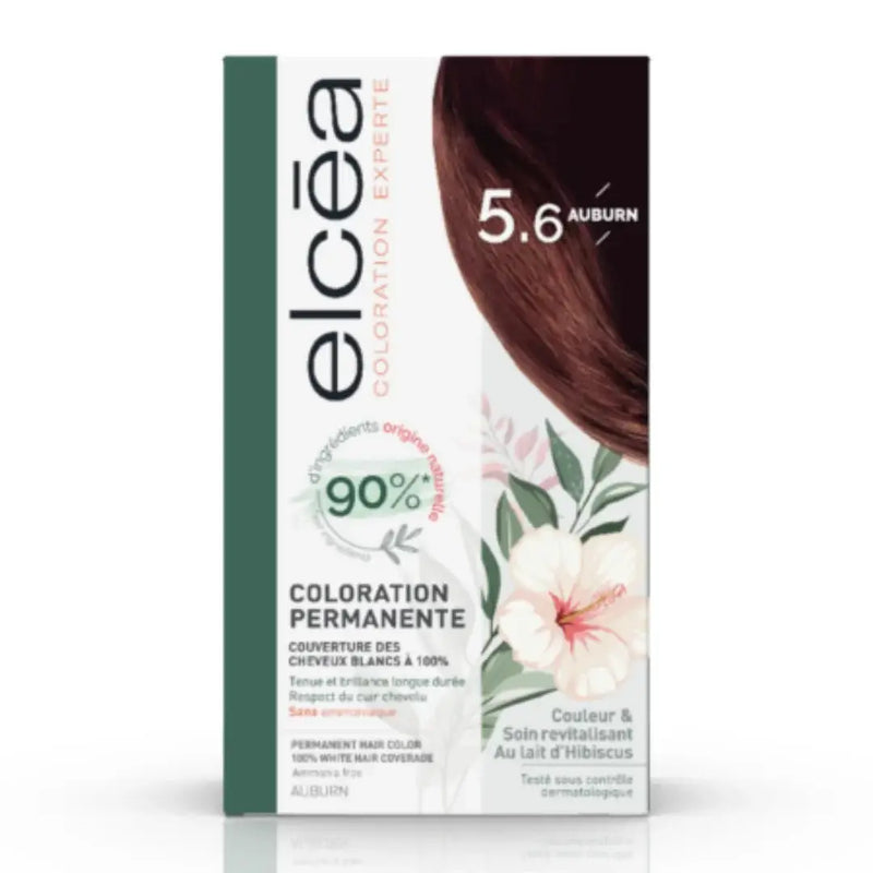 Elcea Auburn Permanent Hair Dye 5.6