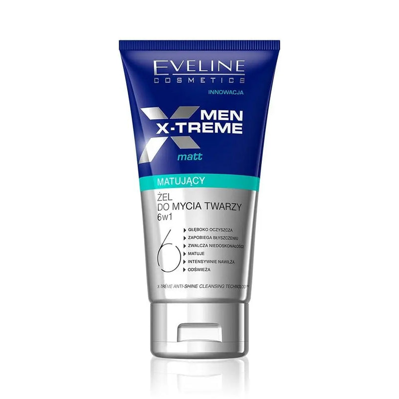 Men X-treme Mattifying Face Cleansing Gel 6 in 1