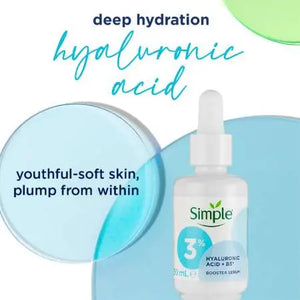 Simple Booster Serum 3% Hyaluronic Acid and B5 – front of packaging