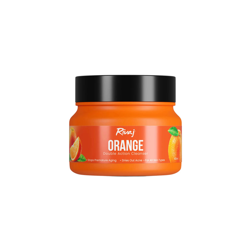 Rivaj Orange Double Action Cleanser 400ml – Deep Brightening Cleanser