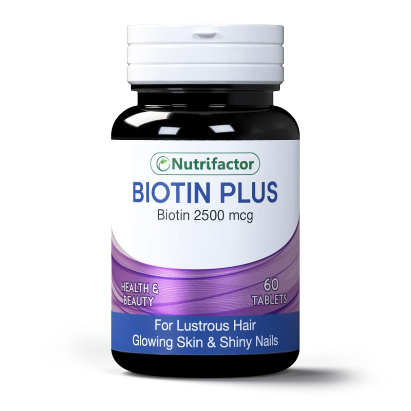 Biotin Plus 2500mcg Tablet 60s (Hair, Skin & Nail Support)