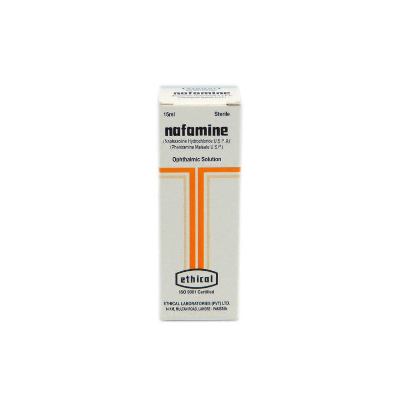 Nafamine Eye Drops 15ml — Naphazoline for Eye Redness & Allergy Relief