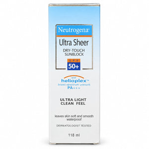 Neutrogena Ultra Sheer Dry-Touch Sunblock SPF50+ 118ml